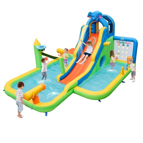 Pool inflatable water slide - inflatable,