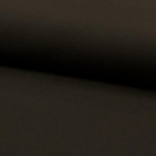 Plain Bamboo Jersey Fabric Material - DARK BROWN
