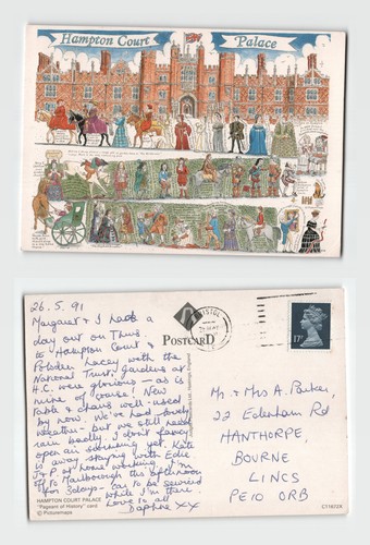 Postcard hampton court - postcard,
