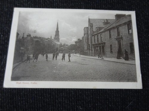 Forfar high street postcard - forfar,