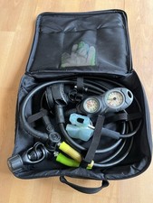 ScubaPro diving regulator DIN set "octopus", main +2nd regulator & compass, used