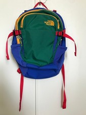 The North Face Basin 15-litre backpack green yellow red