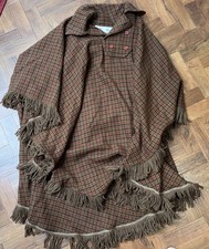 Vintage houndstooth cape with - vintage,