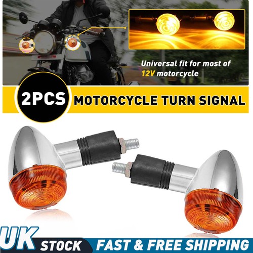 12v amber motorcycle - 2x,