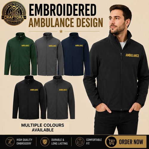 Ambulance embroidered soft - ambulance,
