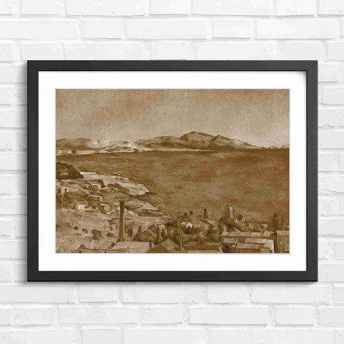 Seaside village with - seaside, and