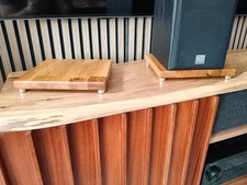 Solid Oak Speaker Stands