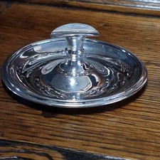 Sterling silver cigar ashtray - silver,