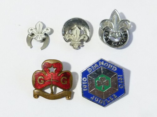 Vintage enamel badges boy - vintage,