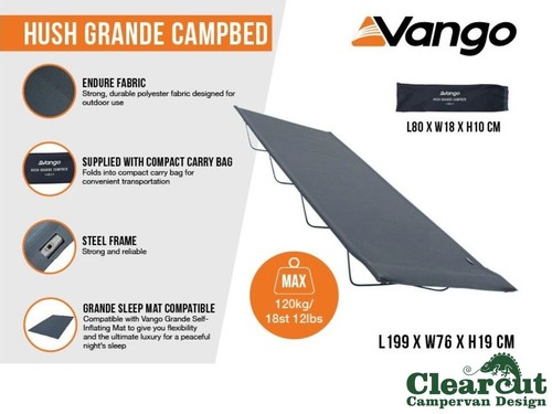 Vango camping bed hush - vango, bed,