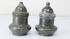 Vintage Pewter Salt & Pepper