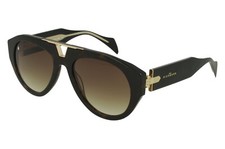 John Richmond Men Women Sunglasses Gradient Lens Large Drop Turtle