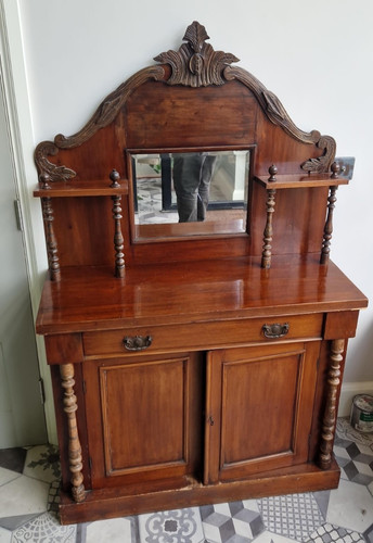 Antique mahogany chiffonier - antique,