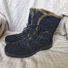 Ladies Ara  Black Suede