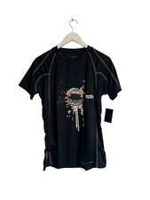 Vintage Mclaren Jenson Button Vodafone T Shirt Graphic NWT Black Size M 