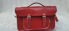 ZATCHEL COMPANY ORIGINAL LEATHER SATCHEL STYLE BAG.