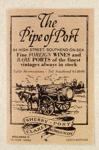 Matchbox label the - label, of