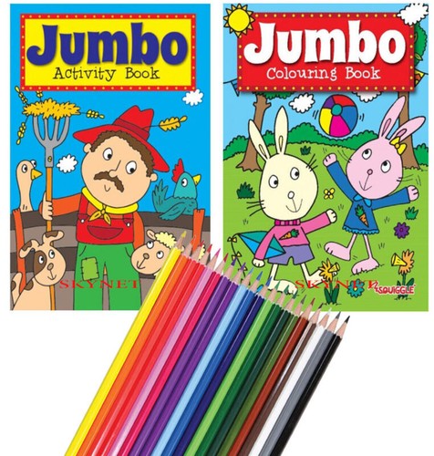Kids jumbo activity - a4,