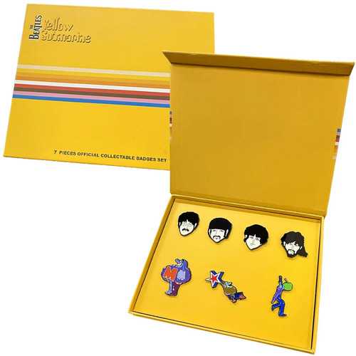The beatles pin badge set - the,