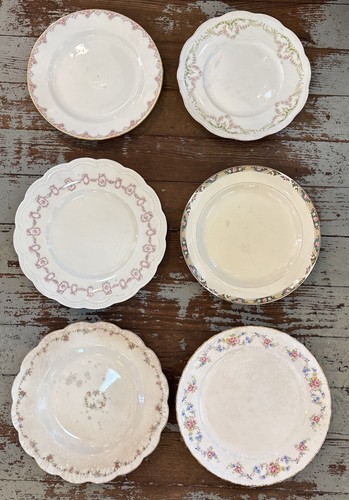 Vtg mismatched china - mismatched, plates