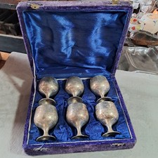 Vintage small goblets - vintage, etched