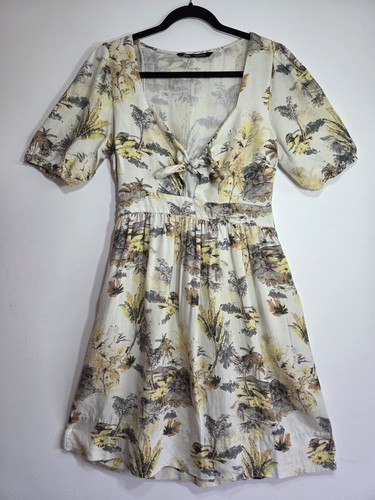 Zara size white yellow - m,
