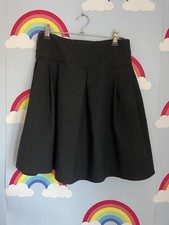 Girls F&F Black School Skirt Age 12-13 Years