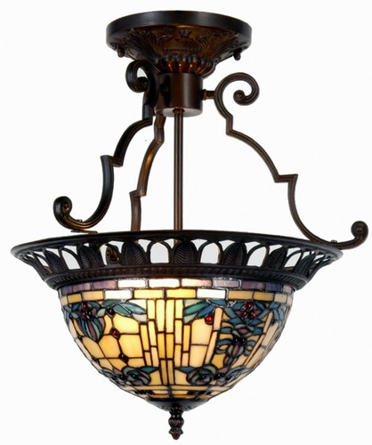 Tiffany style ceiling - tiffany,