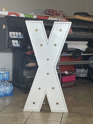Marquee large letters numbers - ,
