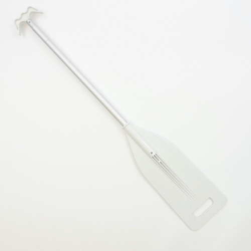 Telescopic white aluminum boat - white,