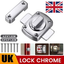 Lock Chrome Bathroom Door