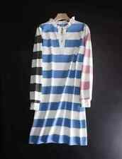 Joules Sophia Multi Striped Rugby Shirt Dress New UK 16