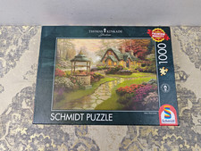 Schmidt Spiele, Thomas Kinkade: Make a Wish Cottage (1000 pc), Puzzle, Ages 12+