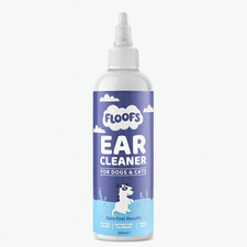 Dog Ear Cleaner Floofs Drops for Itching Mites Wax Odours Pet Ear Drops Solution