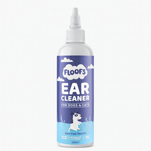 Dog ear cleaner floofs drops - dog,