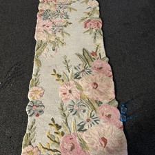 Mackenzie Childs Wool Runner 2ft6x8 Foot Flower Garden Designe