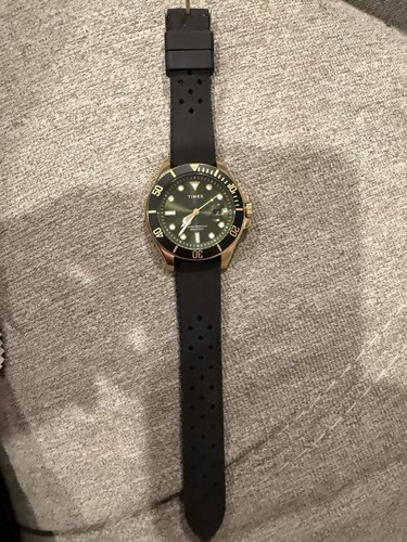 Timex gmt 38mm men black - timex,