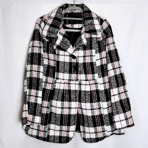 Joujou plaid tweed blazer - joujou,