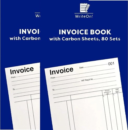 Invoice book with - invoice,