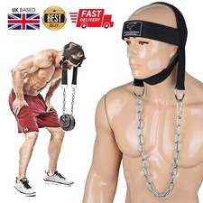 GetFit Head Harness for Neck Training – Adjustable Weight Lifting Head Strap Gym