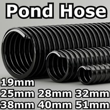 Black corrugated flexible pond - black,