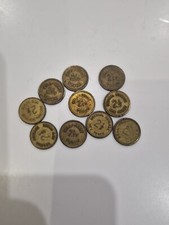 10 X  Bell Fruit Tokens 2 1/2p