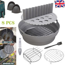 8x Silicone Air Fryer Liner