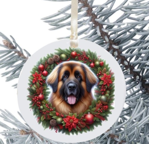 Leonberger dog hanging - leonberger, bauble