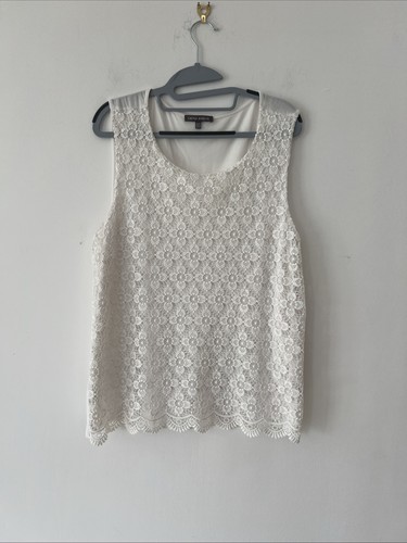 Ladies sleeveless top - top, lace
