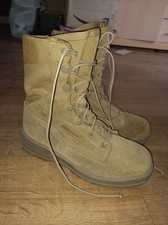US Army Belleville C300ST Military Steel Toe Combat Boots Tan US 4.5R(UK 4-4.5)