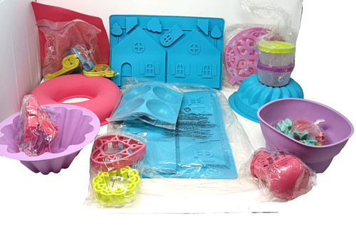 Silicone baking moulds - silicone, lot