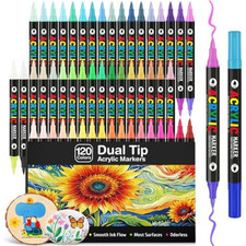 120 Colors Acrylic Paint