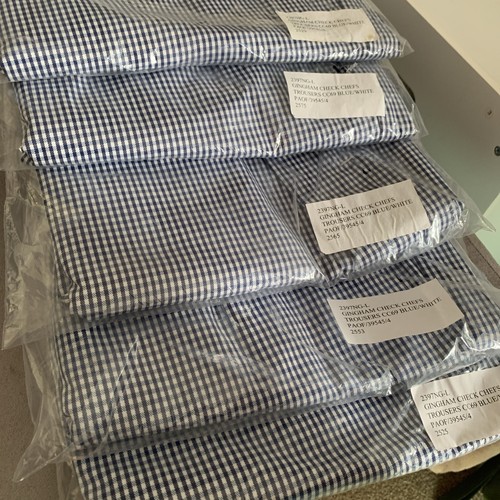 Classic gingham chefs - xl,