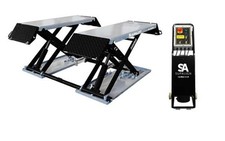 Fixed Mid Rise Scissor Lift Vehicle 3 Ton Heavy Duty Garage Equipment 3000kg